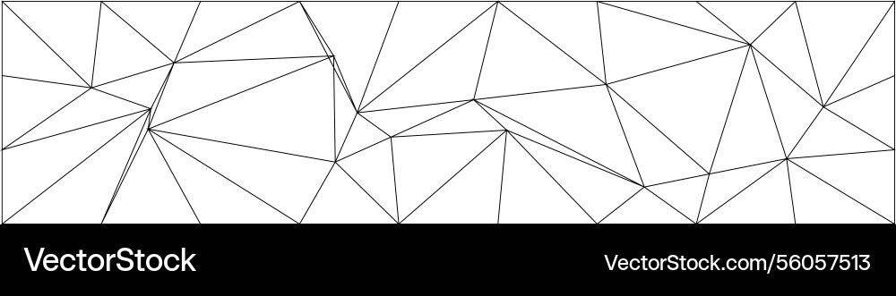 Abstract geometric pattern with irregular vector image