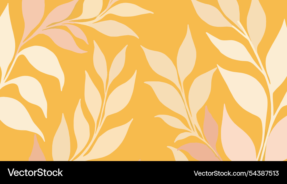 Abstract leaf pattern Vector Image