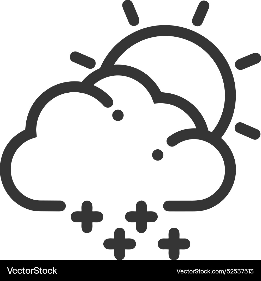 Cloud storage icon symbol image of the hosting Vector Image