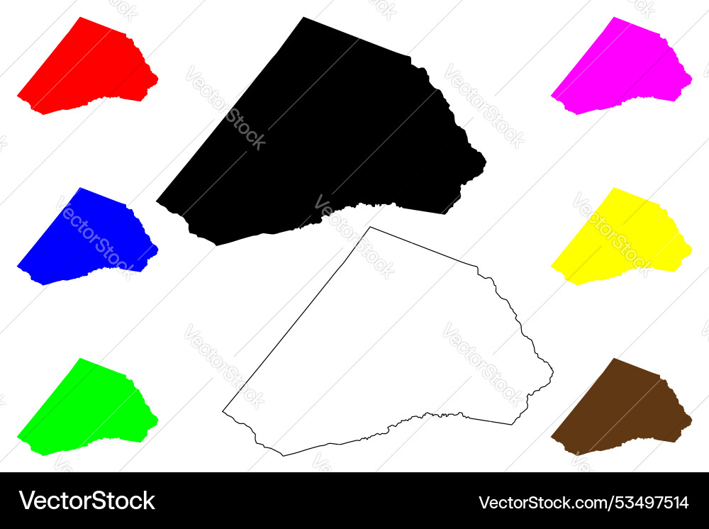 county north carolina state us Royalty Free Vector