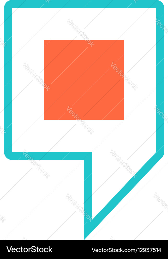 Map pin sign location icon marker point button vector image