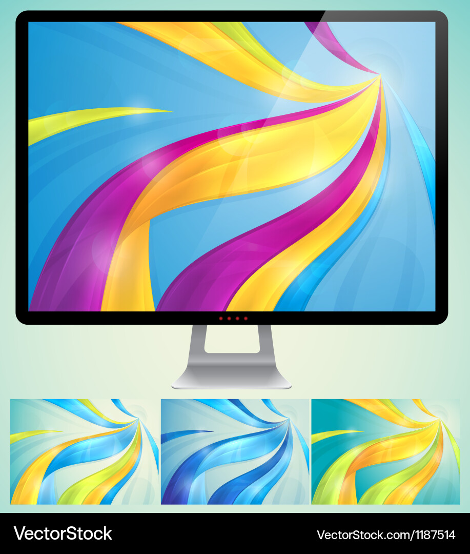 Swirly abstract background Vector Image