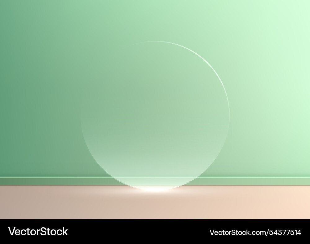 Translucent Circular Frame Vector Image