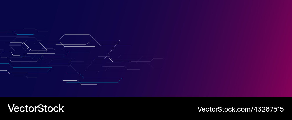 Abstract lines and dots connect background Vector Image