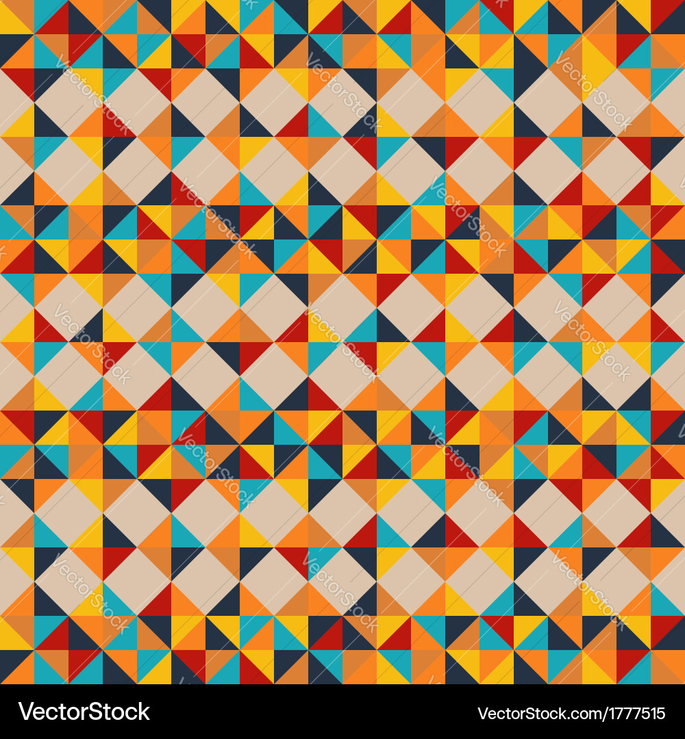 Geometric Triangle Pattern vector image