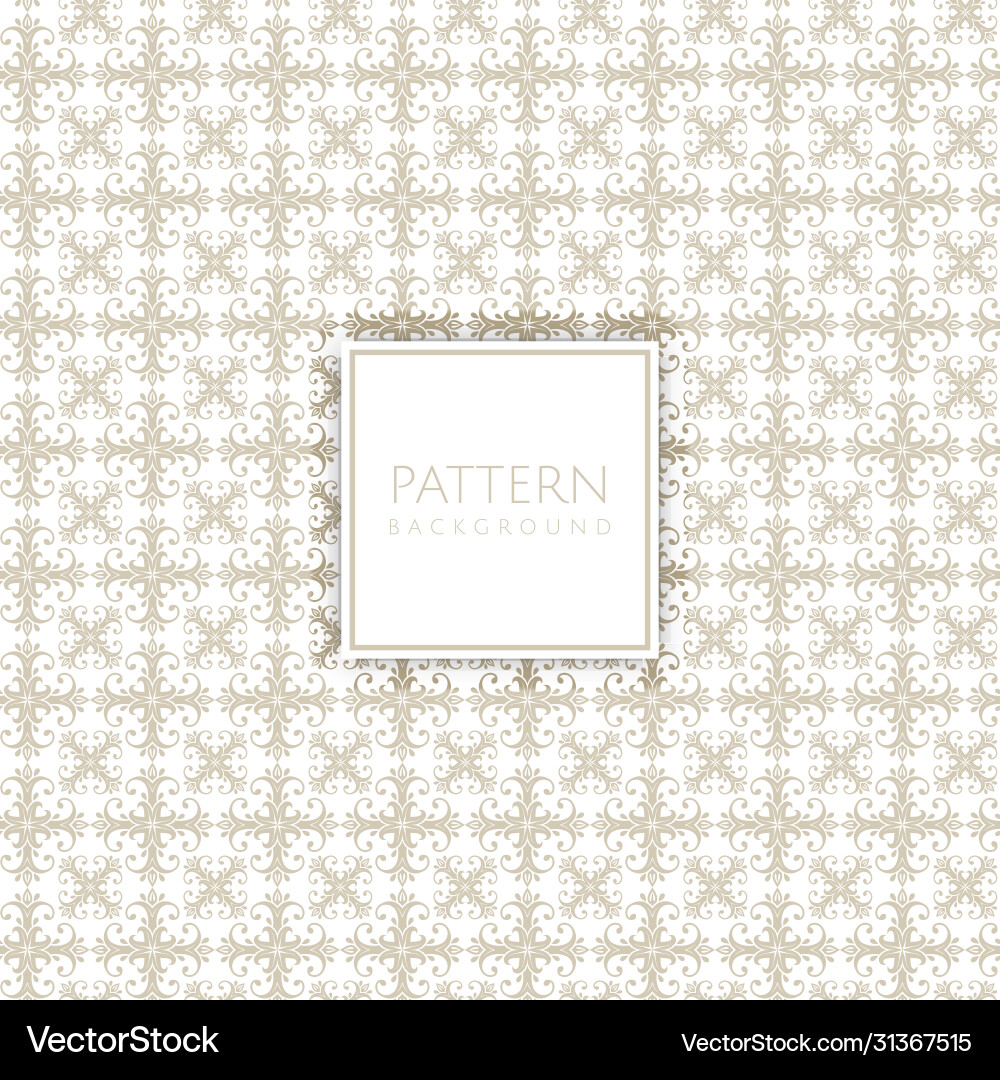 Seamless tiled decorative pattern Vector Image