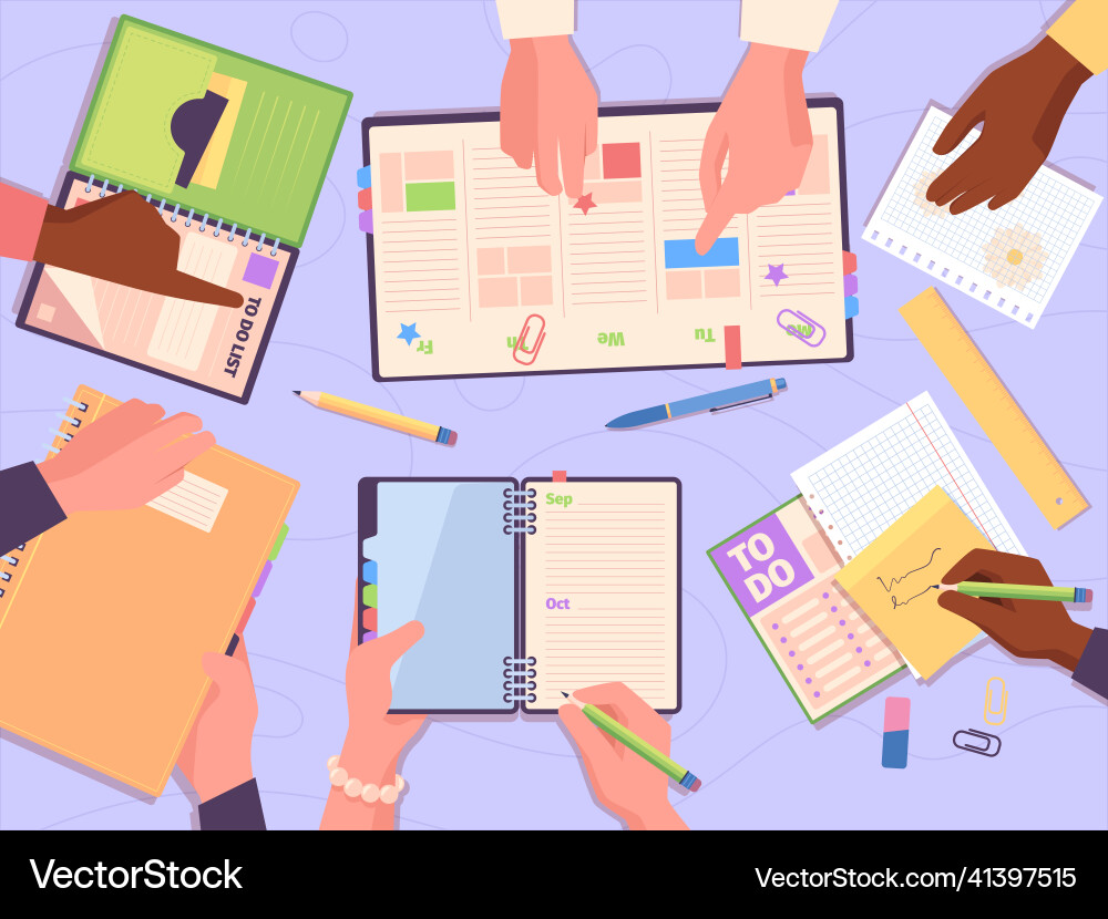 Teamwork and Collaboration Royalty Free Vector Image