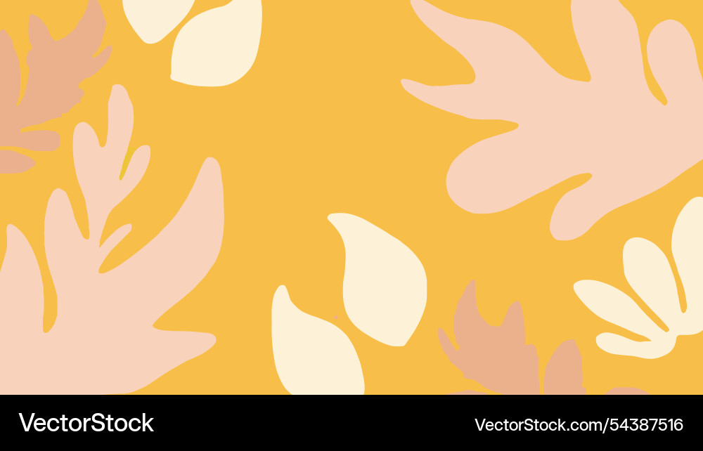 Abstract leaf pattern Vector Image