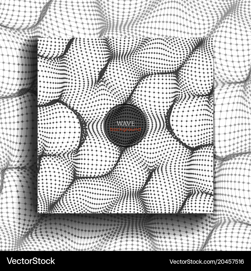 Abstract Wave Pattern vector image