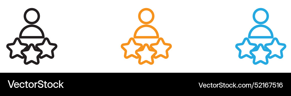 Experience icon logo set collection for web app ui vector image