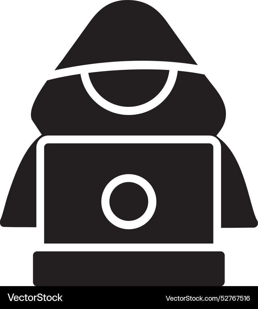 Hacker icon design Vector Image