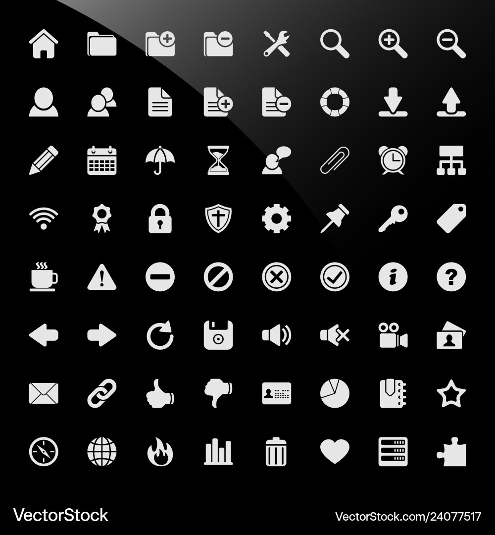 Cms content management system web icons a big set Cms content management system web icons a big set vector image