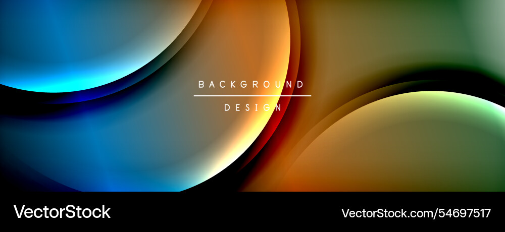Gradient and shadow wave line geometric background Gradient and shadow wave line geometric background vector image