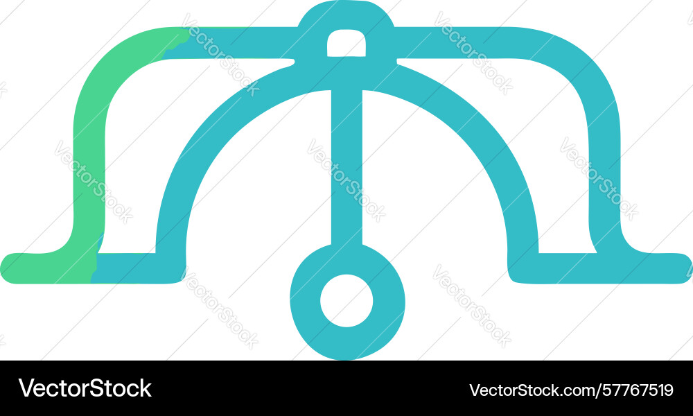 Abstract digital network structure linear node vector image