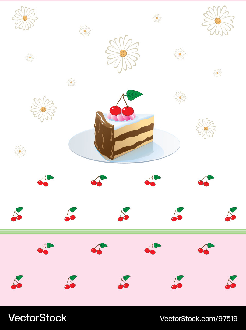 Dessert Royalty Free Vector Image - VectorStock
