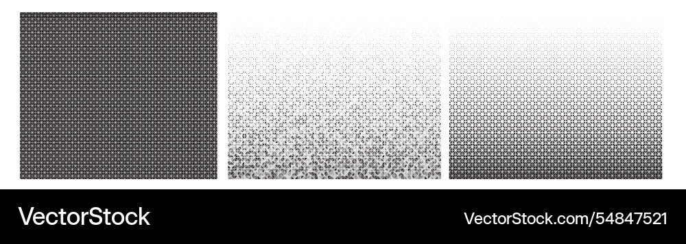 Dynamic triangle halftone structure Vector Image