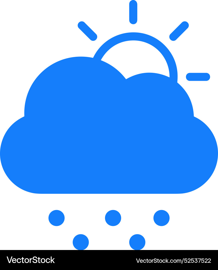 Cloud storage icon symbol image of the hosting Vector Image