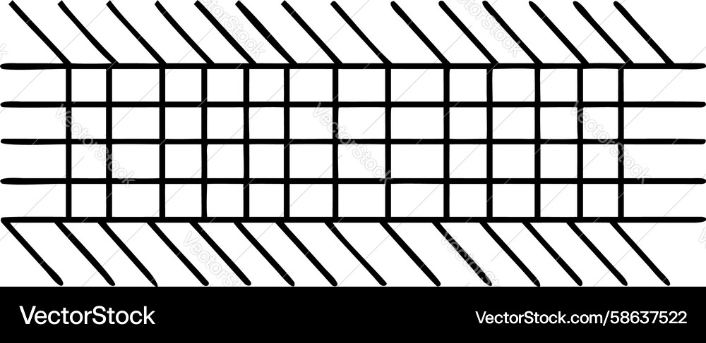 Interlocking Grid Pattern Vector Image