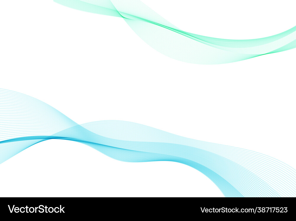 Fluid Wave Lines - Abstract Flow Vector Image