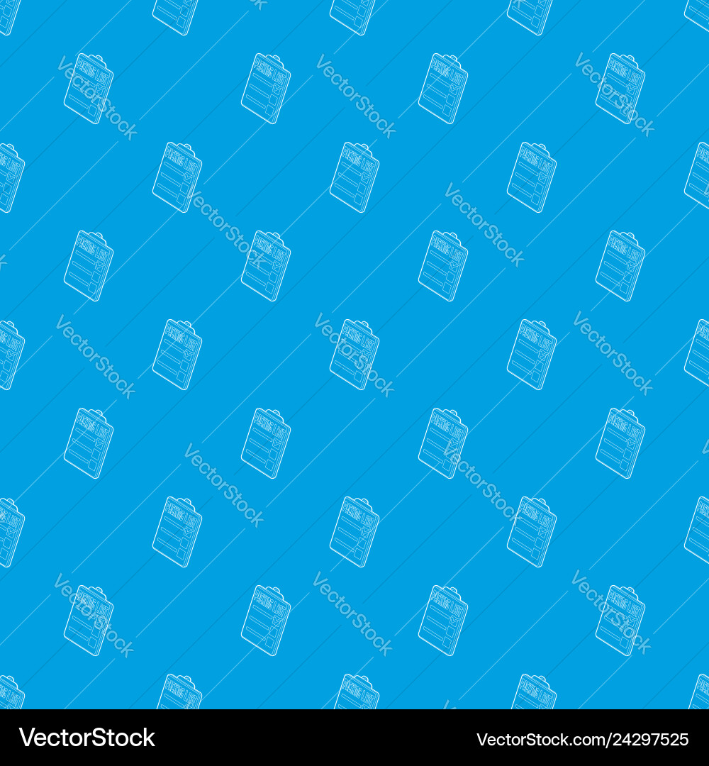 Clipboard with packing list pattern Clipboard with packing list pattern vector image