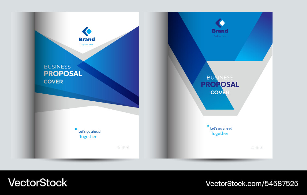 Corporate Business Vorschlag Abdeckung Design Vorlage Corporate Business Vorschlag Abdeckung Design Vorlage vektorbild