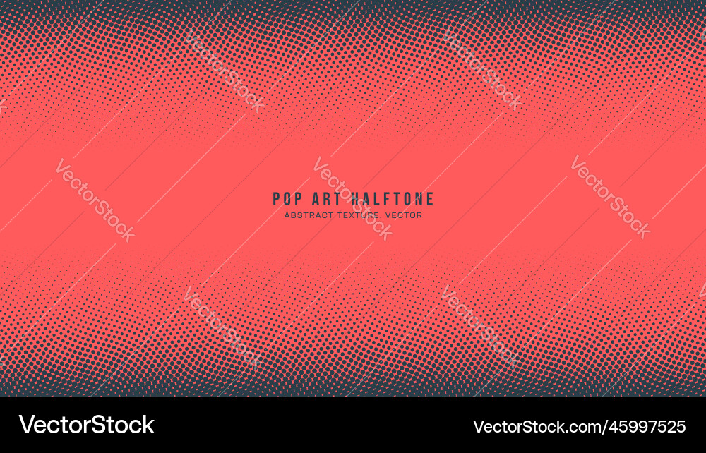 Halftone pattern pop art dots style horizontal Halftone pattern pop art dots style horizontal vector image