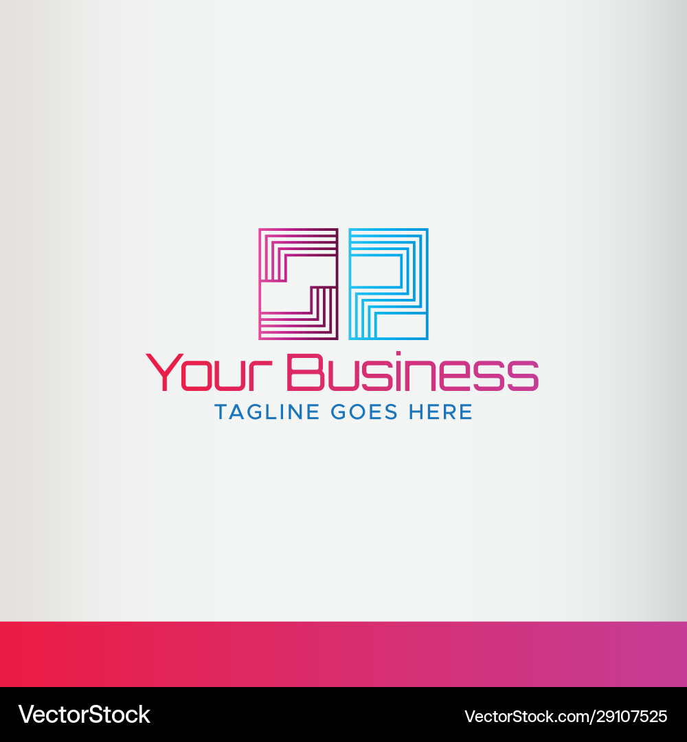 Sp monogram logo Royalty Free Vector Image - VectorStock