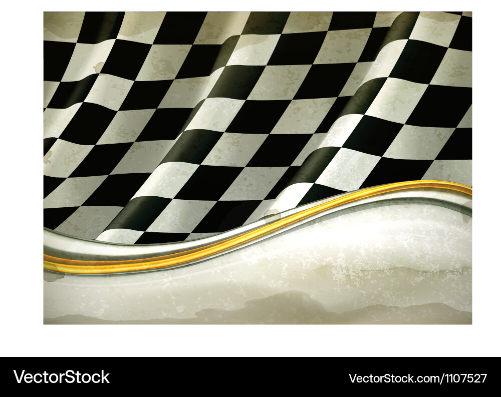 Classic Checkerboard Pattern vector image