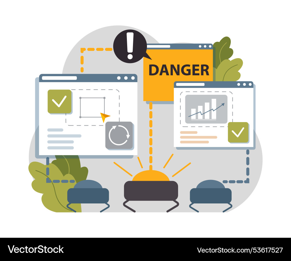 Cyber or web security set artificial intelligence Cyber or web security set artificial intelligence vector image