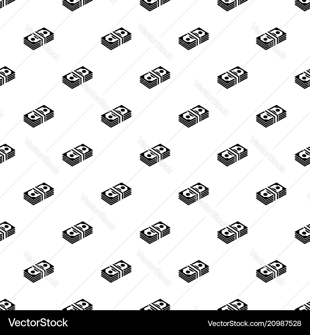 Bundle note pattern seamless Bundle note pattern seamless vector image