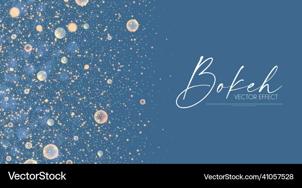 Soft bokeh elegant light effect fluid vector image