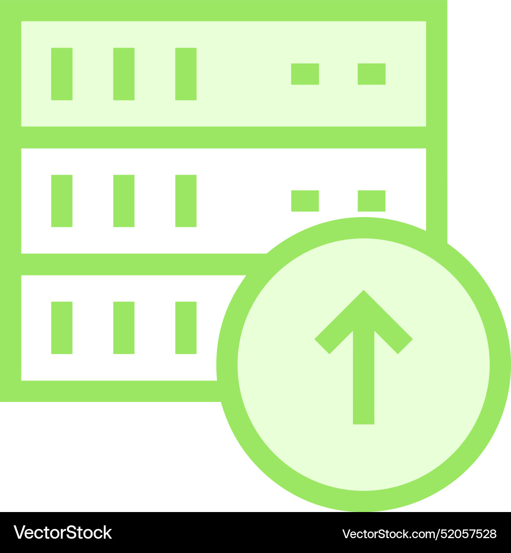 Upload outline icon symbol image Vector Image
