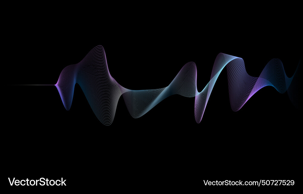 Abstract colorful waves background with shadow Abstract colorful waves background with shadow vector image