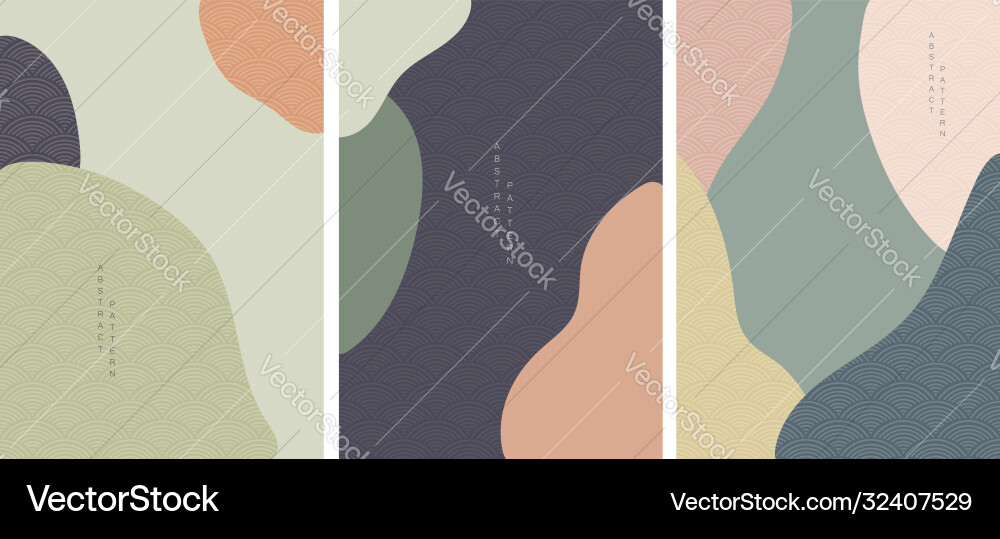 Abstract Wave Pattern Background vector image