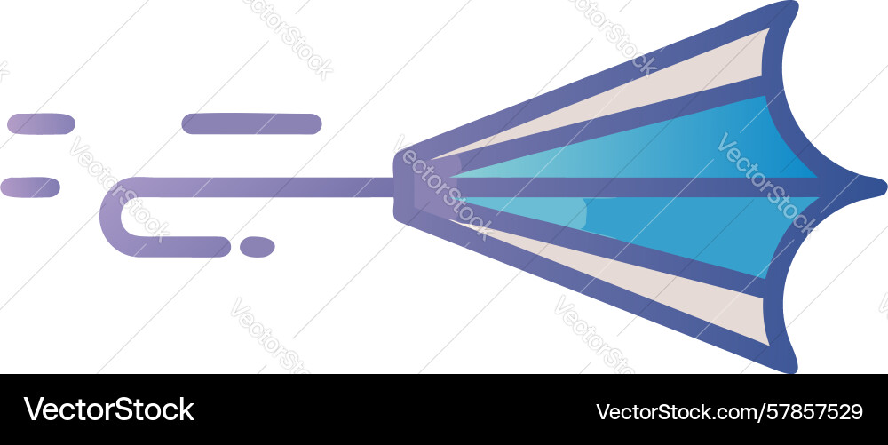 Compact closed umbrella with handle design Vector Image