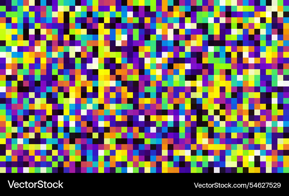 This vibrant and abstract pixel pattern background This vibrant and abstract pixel pattern background vector image