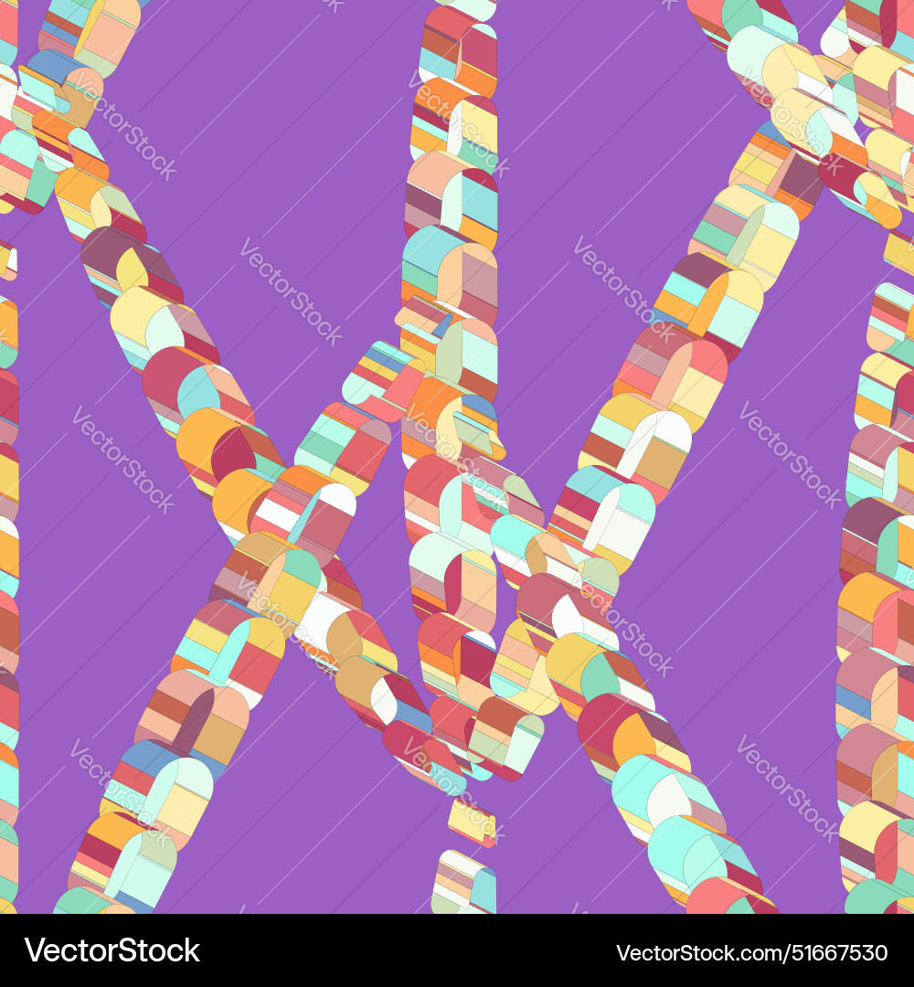 3d floral seamless pattern Royalty Free Vector Image