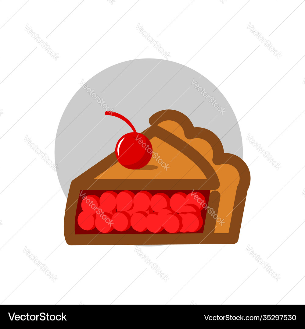 Apple pie doodle slice pastry – Royalty-Free Vector | VectorStock, image size:1000x1080