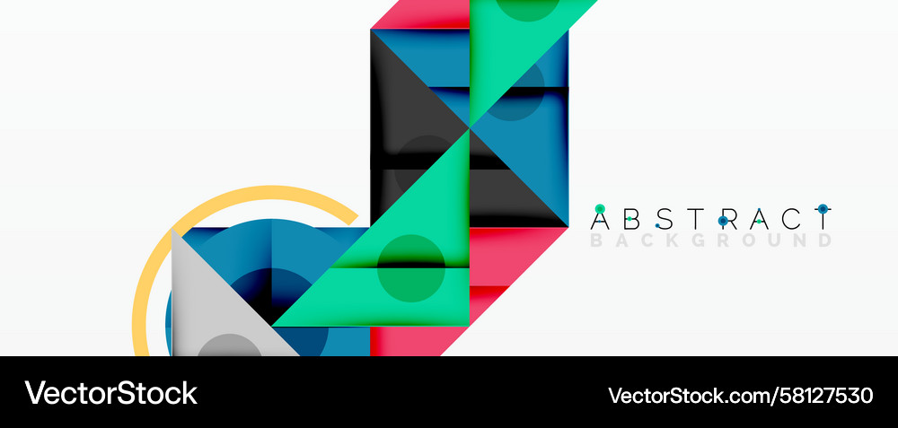 Dynamic Geometric Overlap Vector Image