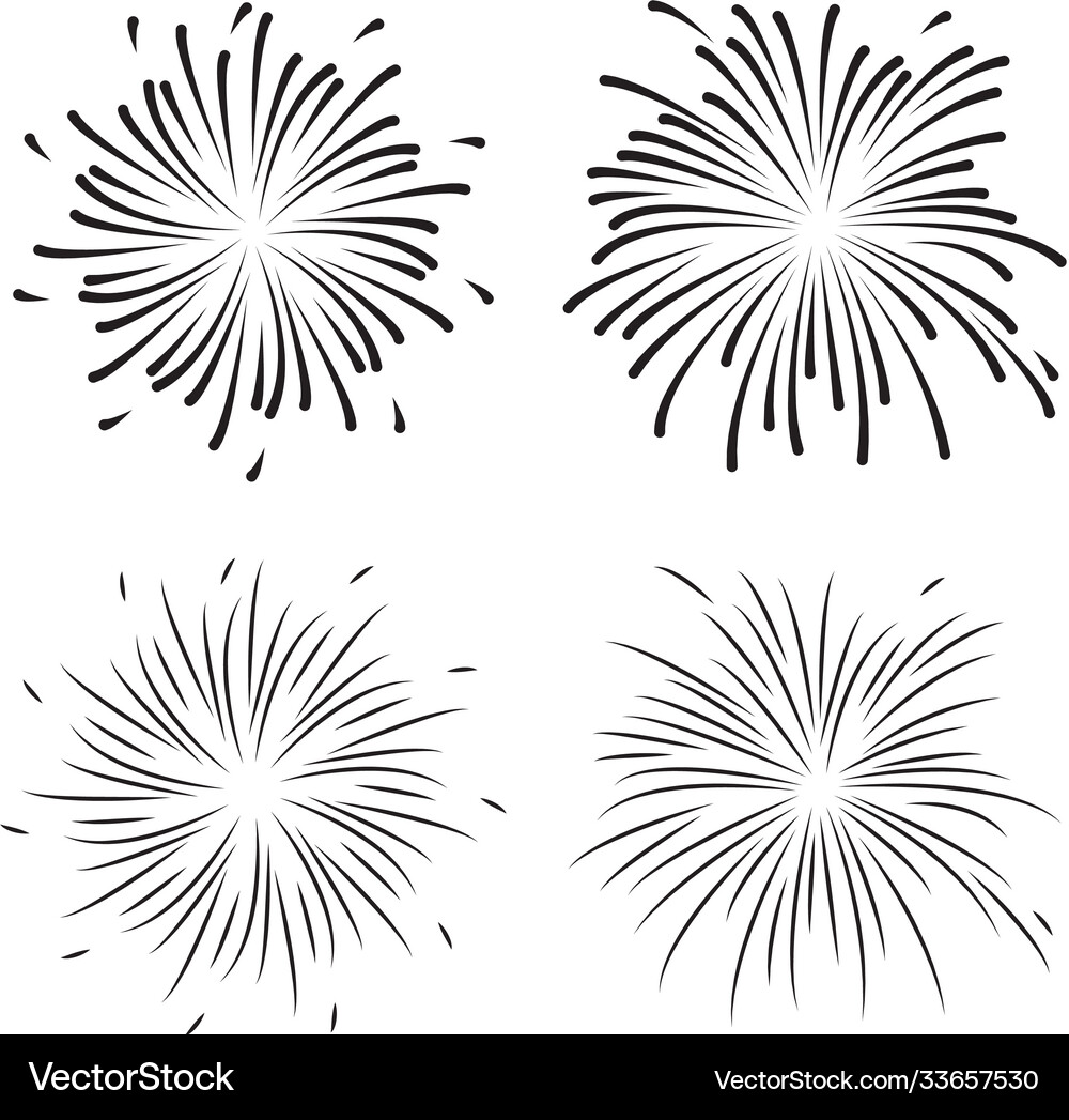 Fireworks Template.pdf Fireworks template design – Free Vector | VectorStock