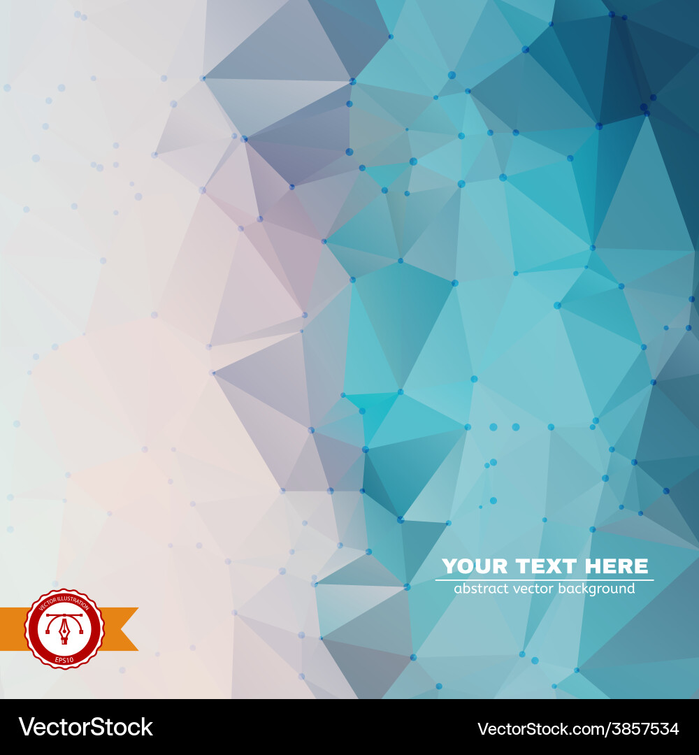 Abstract colorful triangles background Vector Image