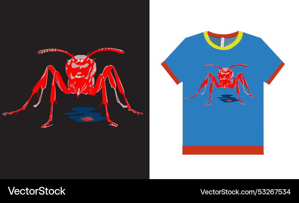 Image is a split layout vector image