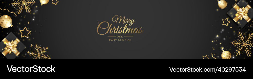Merry christmas and happy new year xmas festive Merry christmas and happy new year xmas festive vector image