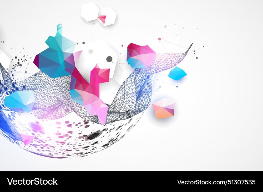 Abstract wave is made in a frame style Abstract wave is made in a frame style Vector Image