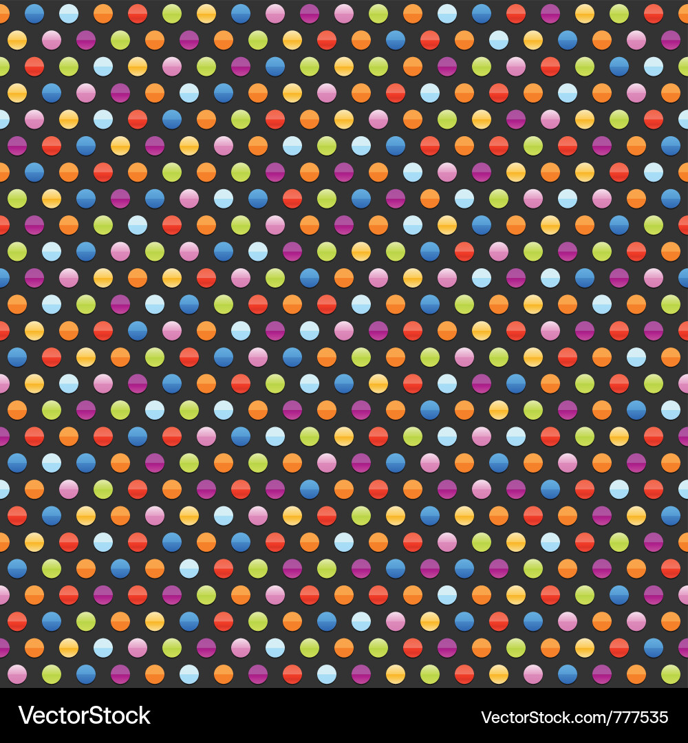 Colorful Dot Seamless Pattern Vector Image