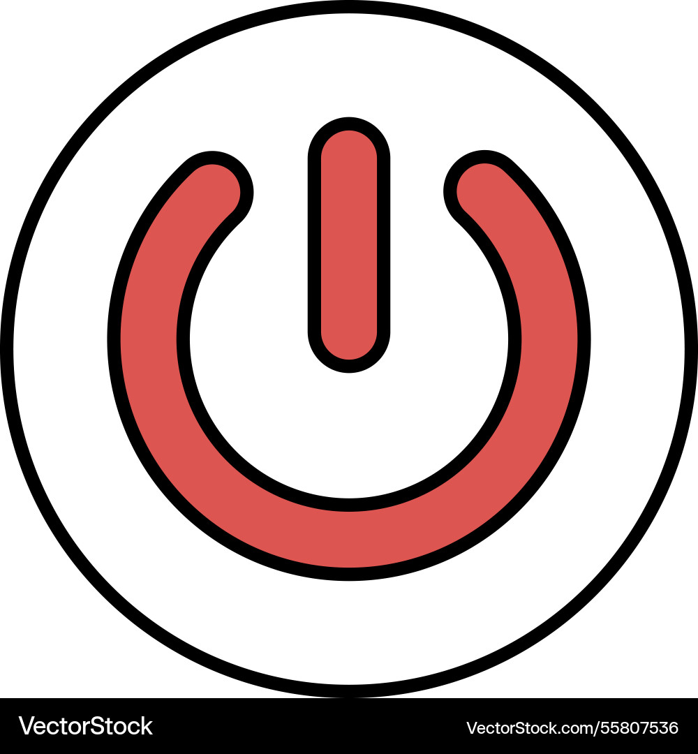 A red button with white background A red button with white background vector image