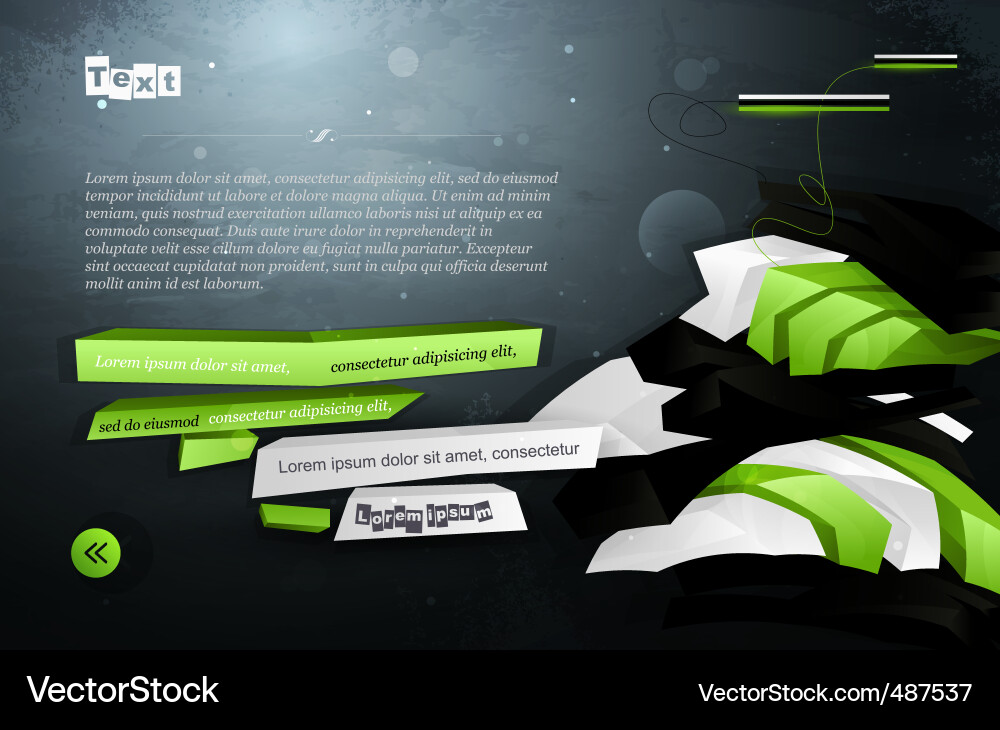 3D Graffiti Background Vector Image