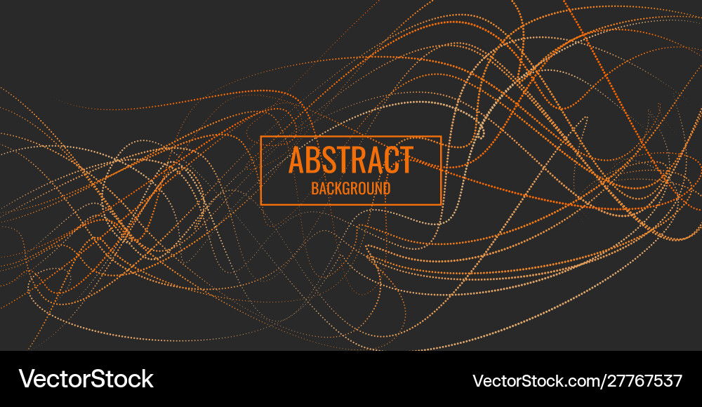 Abstract background with dynamic waves vector image