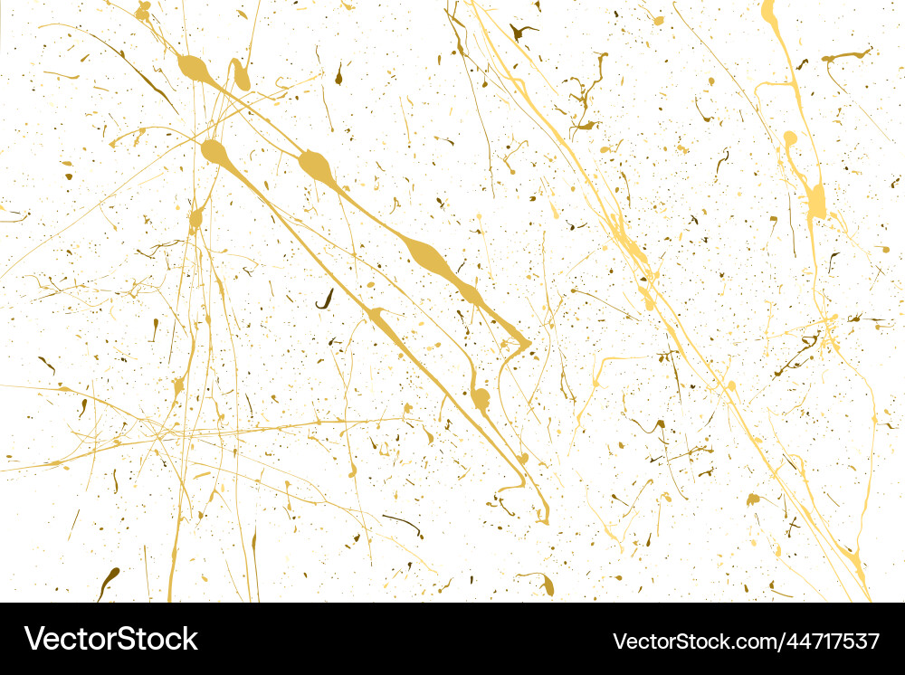 Gold Glitter Splash Texture Vector Image