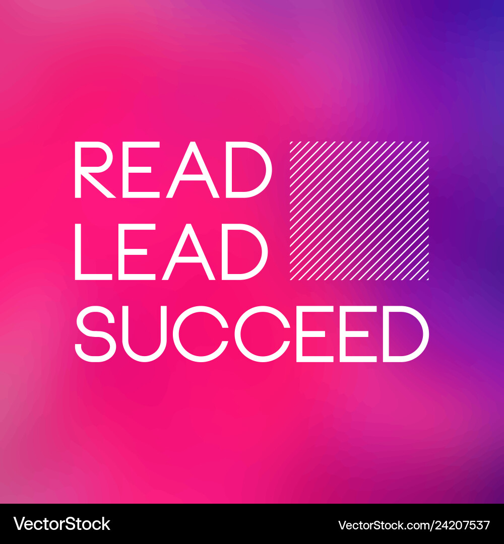 Read Lead erfolgreiches Bildungsangebot mit moderner Read Lead erfolgreiches Bildungsangebot mit moderner vektorbild